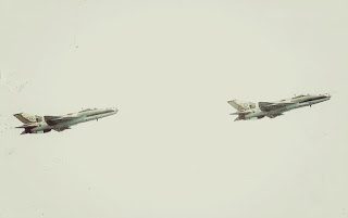 Two NAF F-7Ni Airguard jets