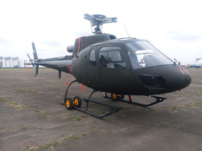 kenyan air force as-350 ecureuil helicopters
