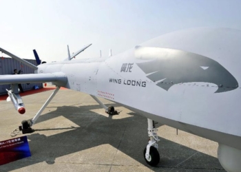 The Wing Loong is equipped with a tri-cycle