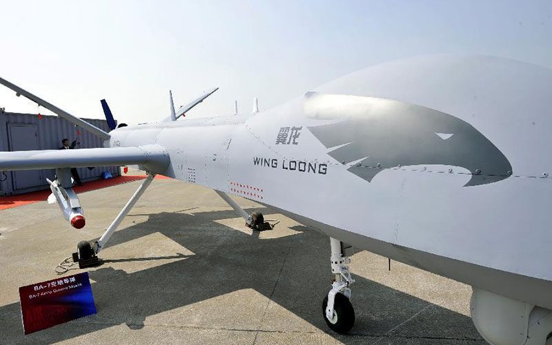 The Wing Loong is equipped with a tri-cycle