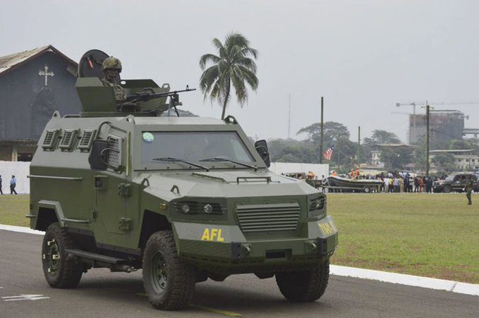 liberian army streit cougar