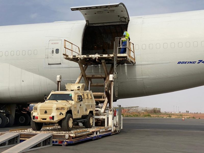 UAE donates Cougar 4x4 armoured vehicles to Mali