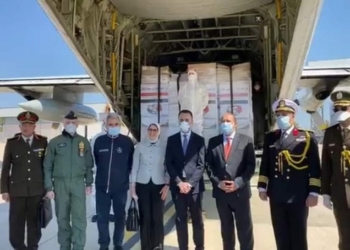 COVID-19: Egyptian Air Force airlifts medical aids to Italy