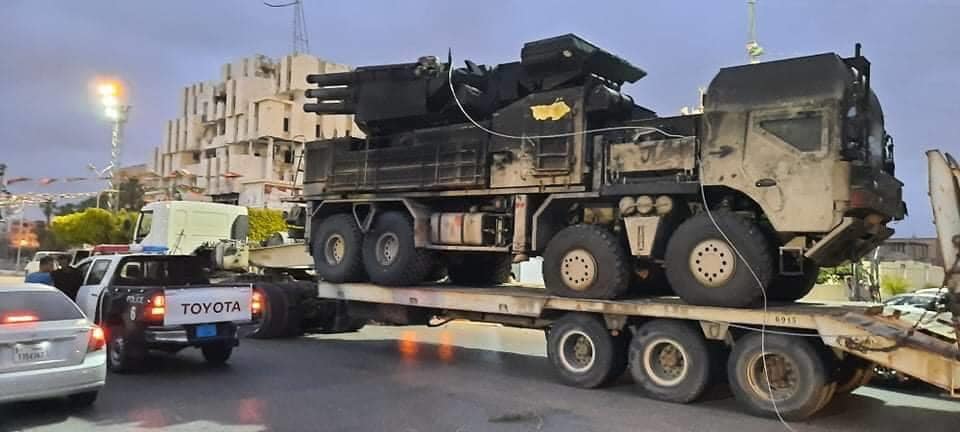 Libyan pantsir s1 air defence system