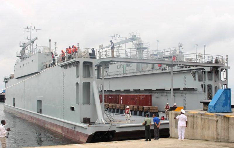 Cameroonian Navy acquires Chinese floating dock for maintenance