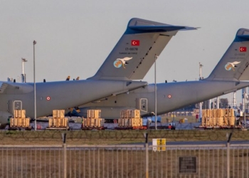 Two Turkish A400M military transport planes arrived in Cape Town on Thursday. (Photo supplied)