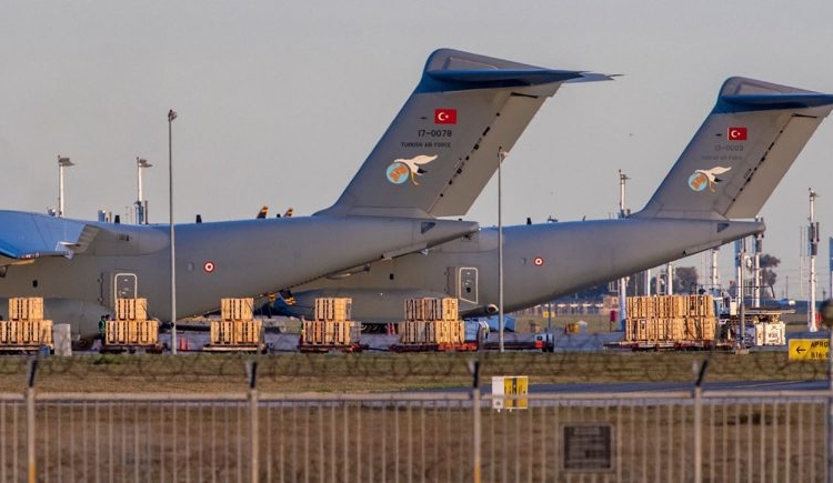 Two Turkish A400M military transport planes arrived in Cape Town on Thursday. (Photo supplied)
