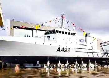 Nigerian Navy nns LANA hydrographic vessel .OCEA OSV 190 SC-WB