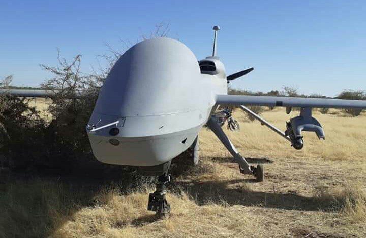 Mq-1c gray eagle drone emergency landing in niger
