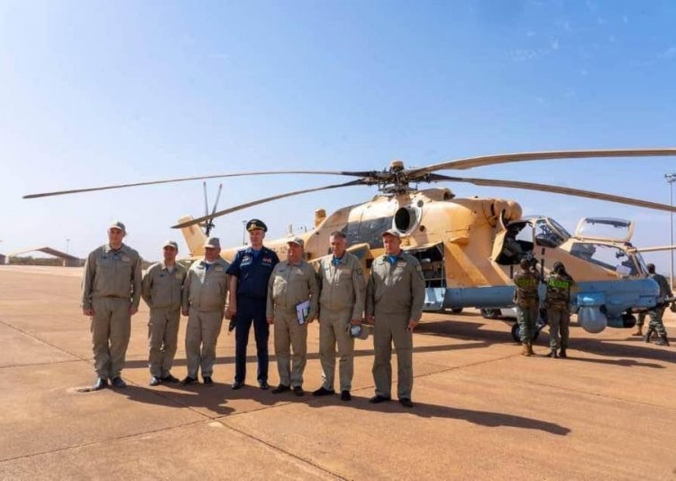 Malian air force mi-35M hind E