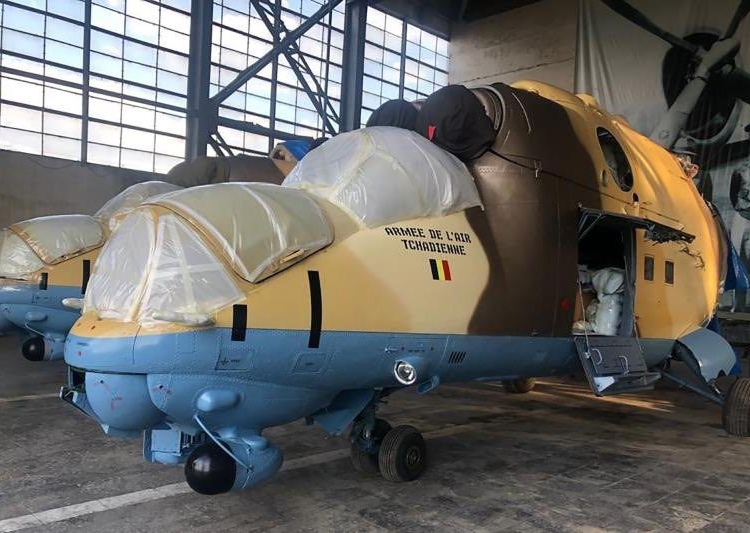 Chadian air force mi-35 hind helicopter