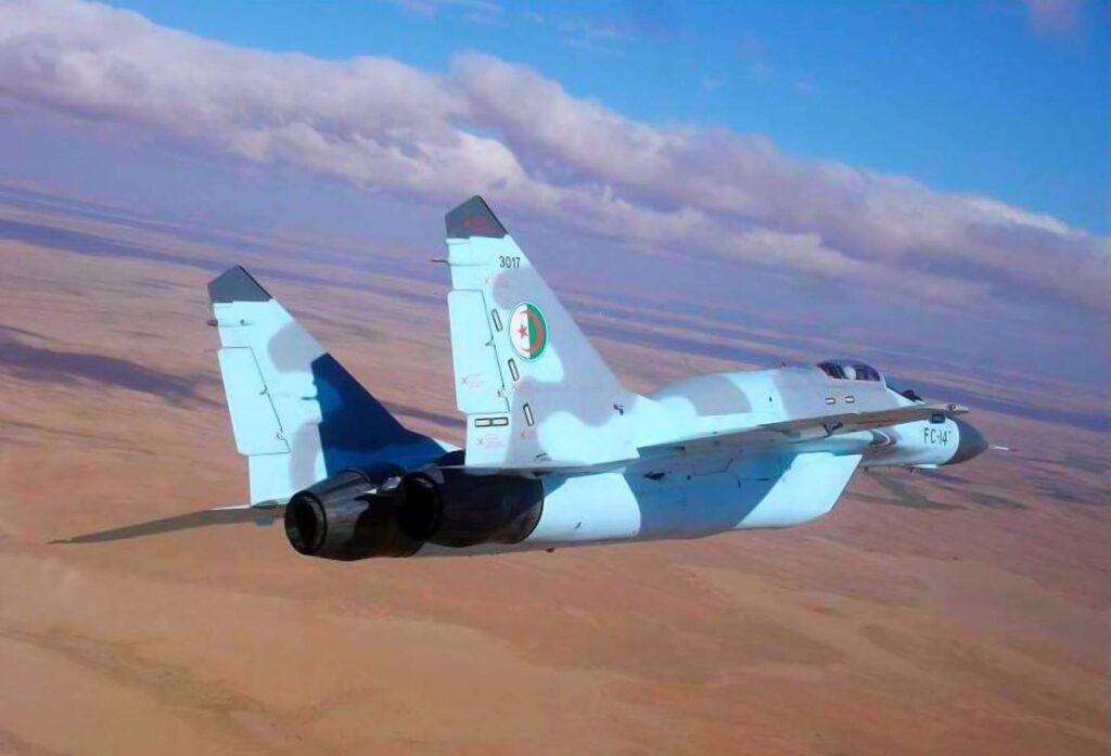 An Algerian Air Force MiG-29 SMT