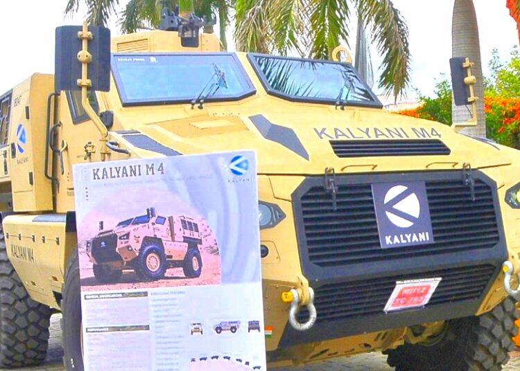 Bharat Forge Kalyani M4 armoured vehicle