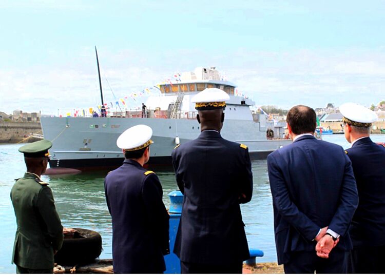 First missile-armed OPV 58S warship 'Walo' for Senegal launched