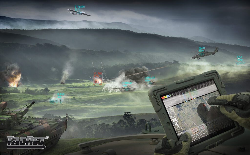 TacNet offers potential for information, command and control, and fire superiority, ensuring that military commanders can always maintain initiative.