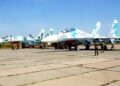 Ethiopian air force su-27 fighter jets stands ready to defend the country