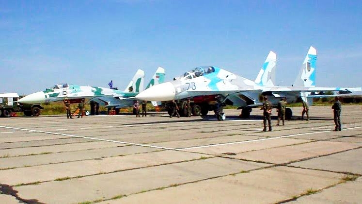 Ethiopian air force su-27 fighter jets stands ready to defend the country
