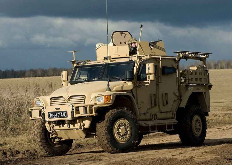UK husky armoured vehicles to ghana