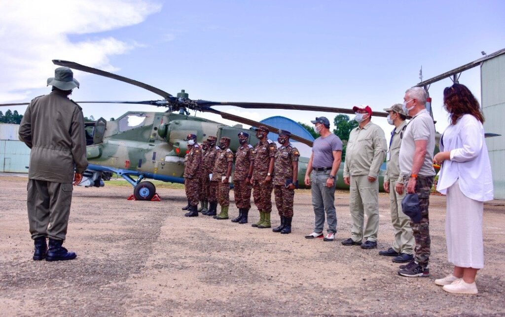 Ugandan mi-28N havoc attack helicopter