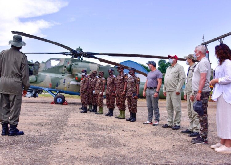 Ugandan mi-28N havoc attack helicopter