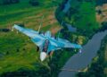The Su-30 retains the Su-27s basic layout, construction of the airframe, engines, most of its wing structure, tail and substantial part of onboard equipment. Some versions of the Su-30 use canards and thrust-vectoring engines for improved maneuverability. This aircraft also has a long-range phased-array radar. In terms of capabilities the Su-30 is broadly similar to the US F-15E Strike Eagle.