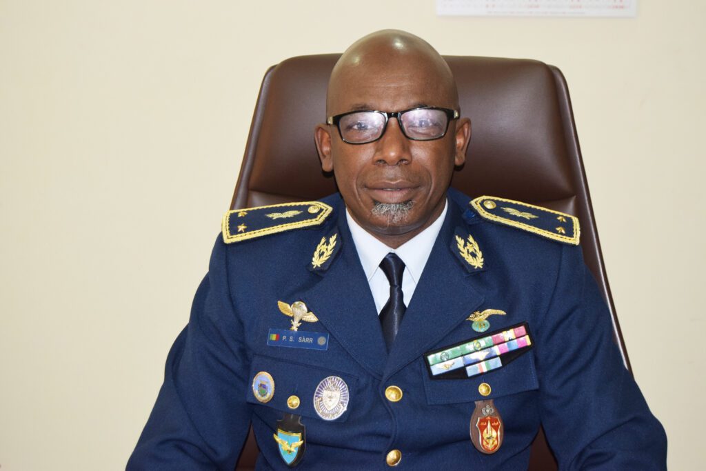 Gen. Papa Souleymane Sarr, chief of staff of the Senegalese air force