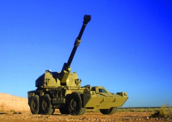 Denel G6 Rhino, a South African mine-protected self-propelled howitzer.