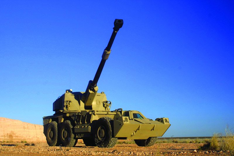 Denel G6 Rhino, a South African mine-protected self-propelled howitzer.