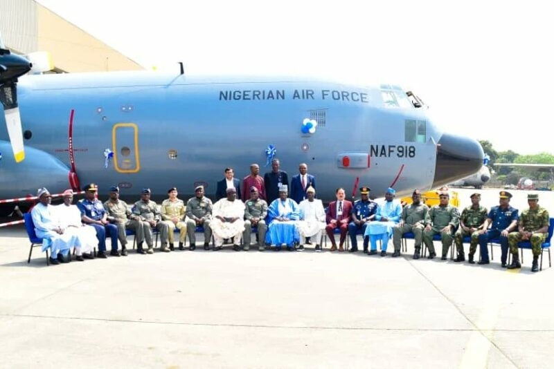 Nigerian Air Force C-130H Hercules transport aircraft (NAF 918). A NAF imagery