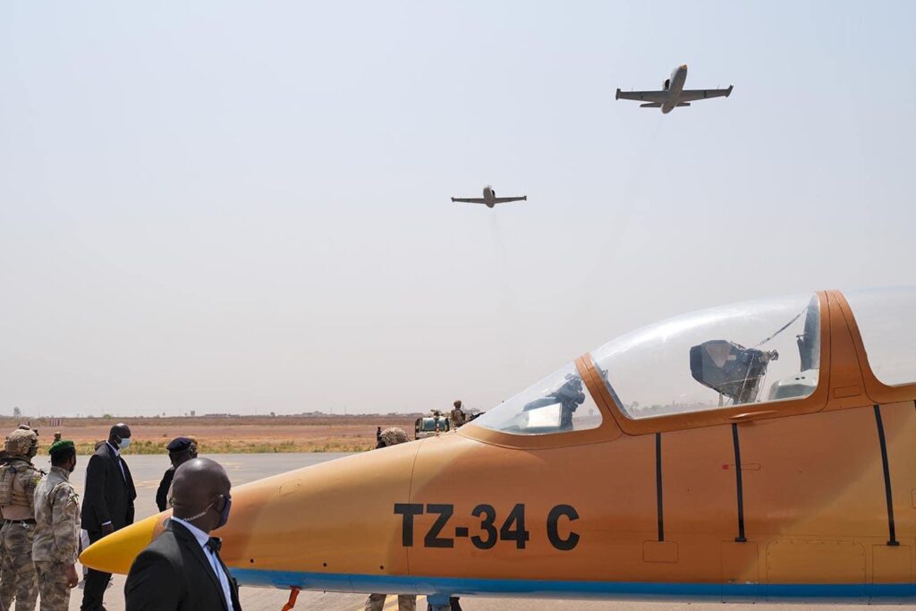 Mali air force L-39C and Bayraktar TB2 drone