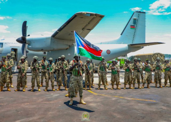 South Sudan troops in Dr congo