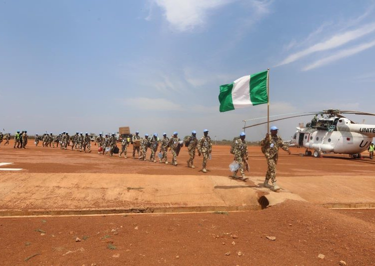 Nigerian troops head to South Sudan for UNISFA peacekeeping mission
