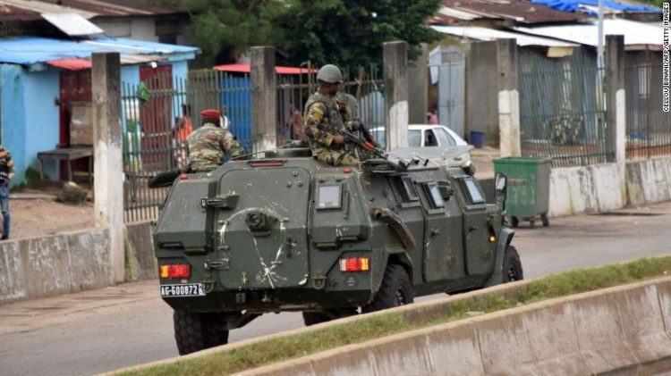 On 5 September 2021, President of Guinea Alpha Condé was captured by the country's armed forces in a coup d'état after gunfire in the capital, Conakry. Special forces commander Mamady Doumbouya released a broadcast on state television announcing the dissolution of the constitution and government