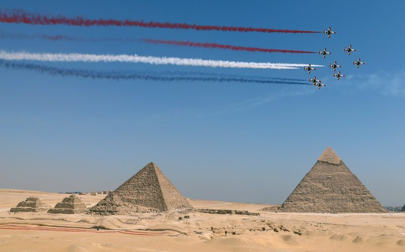 egypt air force silver star aerobatic team