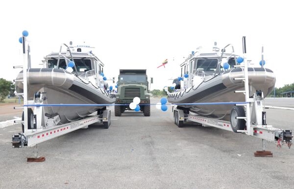united states donate two 38 meter safe patrol boats to ghana navy
