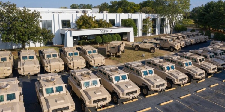 osprea delivers mamba armoured vehicles to african country