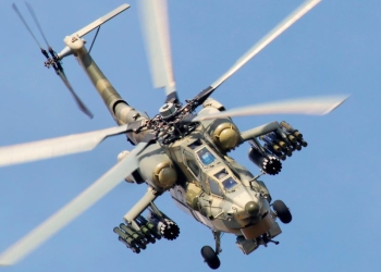 mi-28nm kills ukrainian drone