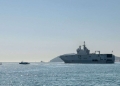 French Navy Mistral class amphibious ship