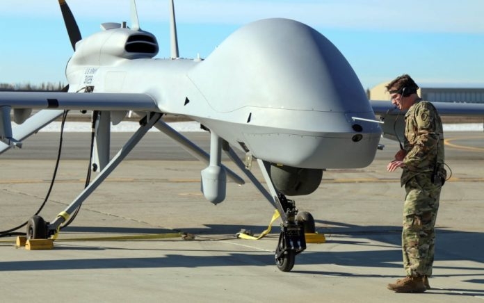 US and French MQ-9 Reaper drone in africa