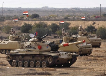 Egypt M60A3 Patton main battle tanks