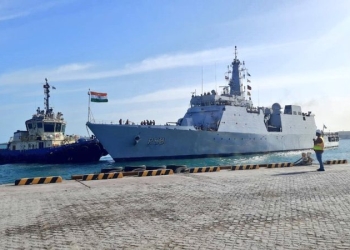 Indian Navy Saryu-class patrol ship INS Sumedha (P58)