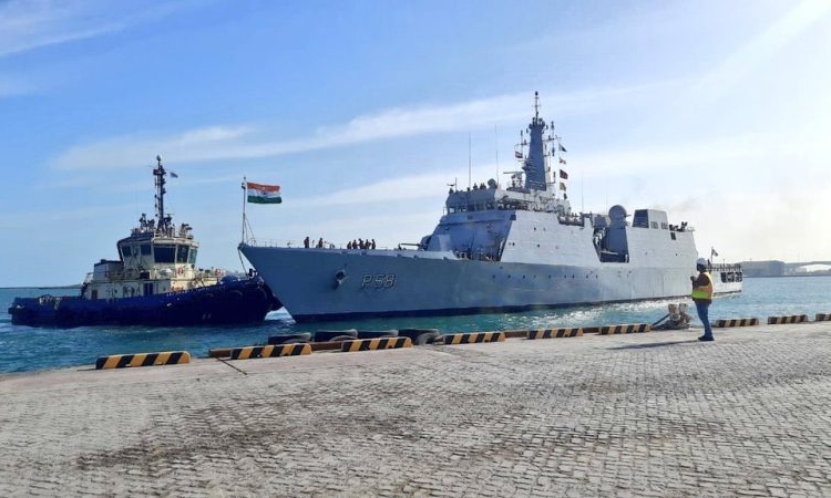 Indian Navy Saryu-class patrol ship INS Sumedha (P58)