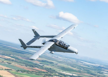 The Mwari was originally branded as the advanced high-performance reconnaissance light aircraft (AHRLAC) but was renamed the Mwari in 2021. Picture: Paramount
