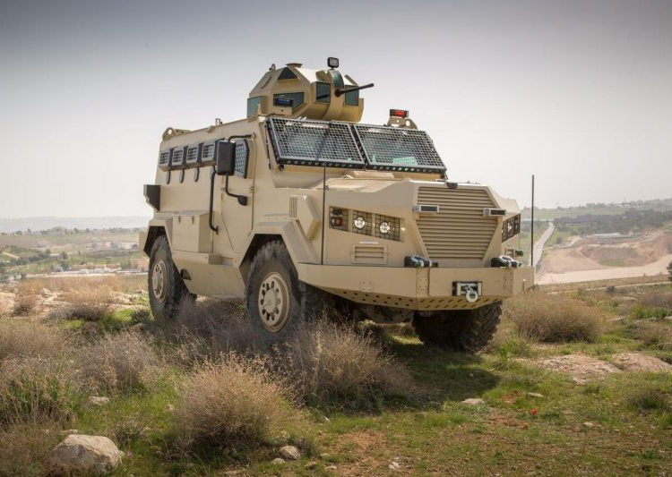 Jordanian manufactured Al-Wahsh armoured personnel carrier equipped with an AMCO Snakehead MKIII-A turret