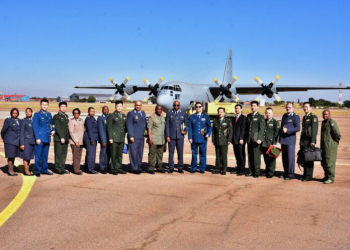People's Liberation Army delegation visiting AFB Waterkloof.
