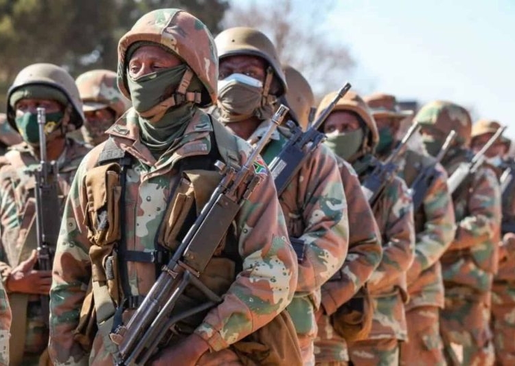 The SANDF. Picture: Gallo Images/Sharon Seretlo