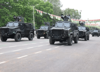 Togo army fielding Kasser II mine resistant ambush protected vehicles.