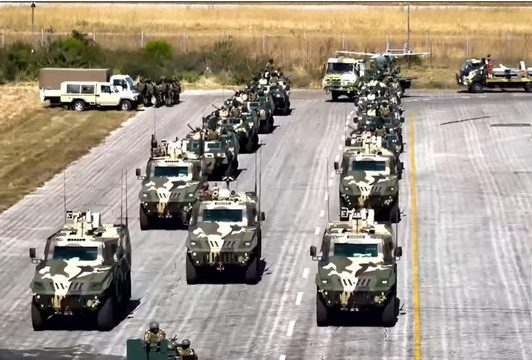 Namibia milkor bushcat armoured vehicle