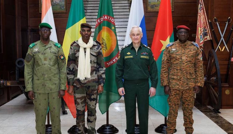 Russia pledges military support for AES juntas.