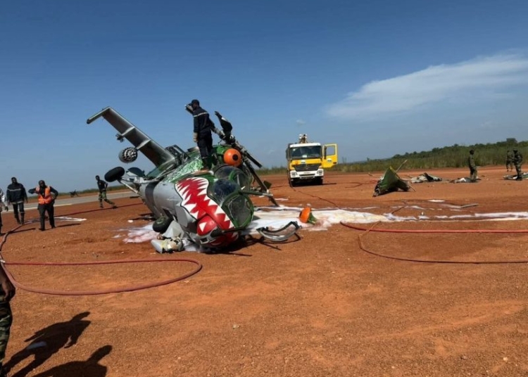 ivory coast mi-24D helicopter crash